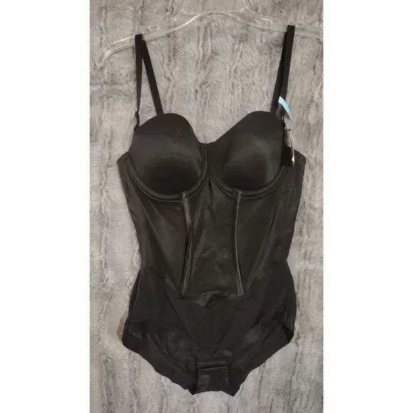 NWT Maidenform Tummy Control Shapewear Bodysuit Built-In Underwire Bra Size 36C - Picture 1 of 6